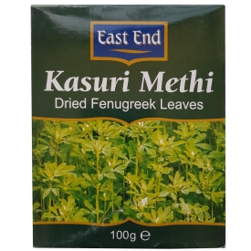 Sierāboliņa lapas Methi Kasoori, kaltētas, 100g
