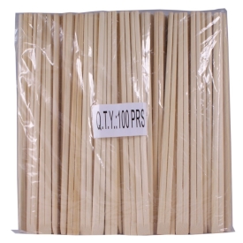 Бамбуковые палочки без бумаги, 100пар