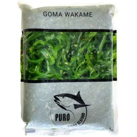 Jūraszāļu salāti ar sezamu Goma Wakame, saldēti, 1kg