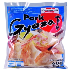 Japāņu GYOZA pelmeņi ar cūkgaļu, saldēti, 600g