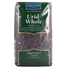 Melnās pupiņas Urid, veselas, 500g