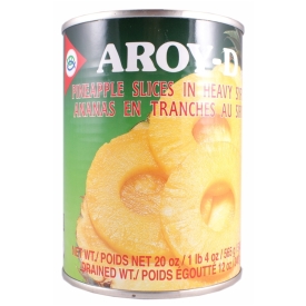 Pineapple slices in heavy syrup, 565g