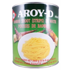 Bamboo shoots in water, straws, 2.95kg