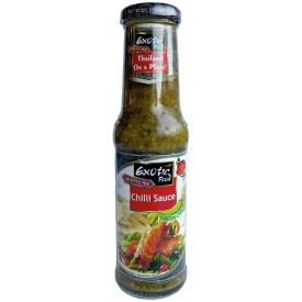 Zaļā čili mērce jūras veltēm, 250ml