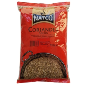 Coriander seeds, whole, 750g