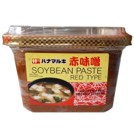 Tumšā sojas pupiņu pasta Aka Miso, 500g