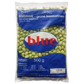 Sojas pupiņas Edamame, vārītas un lobītas, saldētas, 500g