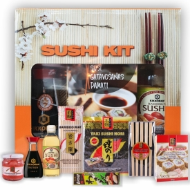 Sushi meal kit in gift box