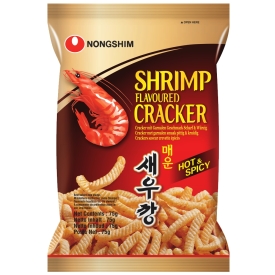 Shrimp flavored crackers, Hot & Spicy, 75g