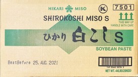 Light rice-soy bean paste Shiro Miso, 20kg