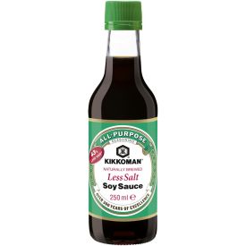 Naturally brewed soy sauce, 43% less salt, 250 ml