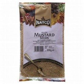 Yellow mustard seeds, whole, 300g