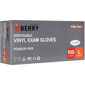 Disposable gloves, vinyl, size L, 100 pcs