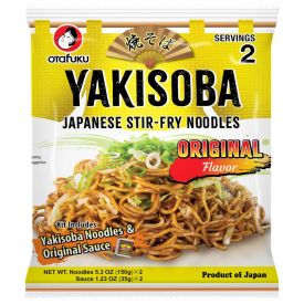 Instant Noodles Stir-Fry with Yakisoba Sauce, 2 Servings, 370g