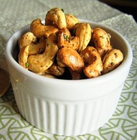 Spiced cashews