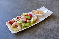 Exotic shrimp salad