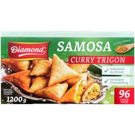 Dārzeņu pelmeņi ar kariju Samosa, saldēti, 1.2kg