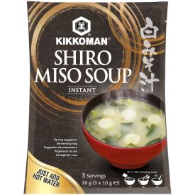 Суп мисо белый (Shiro) быстрого приготовления, Kikkoman, 30г (3x10г)