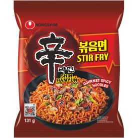 Ātri pagatavojamas nūdeles Stir-fry, īpaši asas, 131g