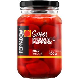 Сладкие перцы пикуанте, цельные, мягкие, 400г