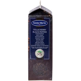 Garšviela Pipari melnie Tellicherry, graudu, SANTA MARIA, Tetra, 450g