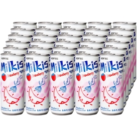 Carbonated soft drink Milkis, strawberry flavored, 250ml x 30 pcs. (box)