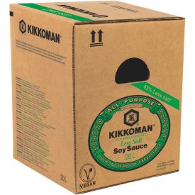 Naturally brewed soy sauce, 43% less salt, Kikkoman, 20L